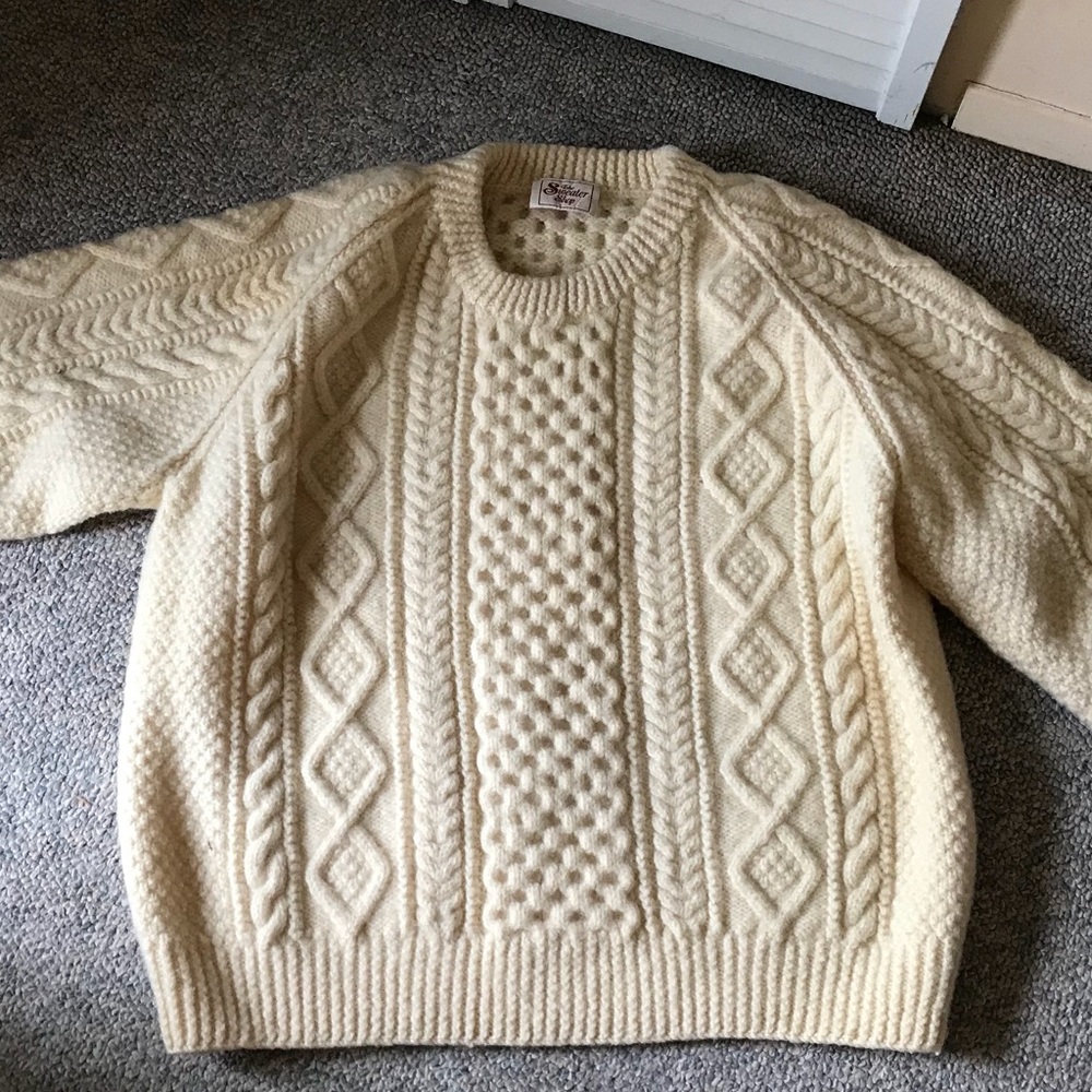 Aran Irish sweater